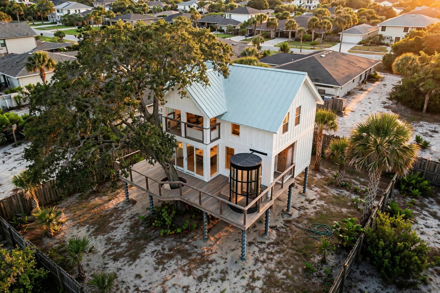 Dune Gable bird's eye aerial view