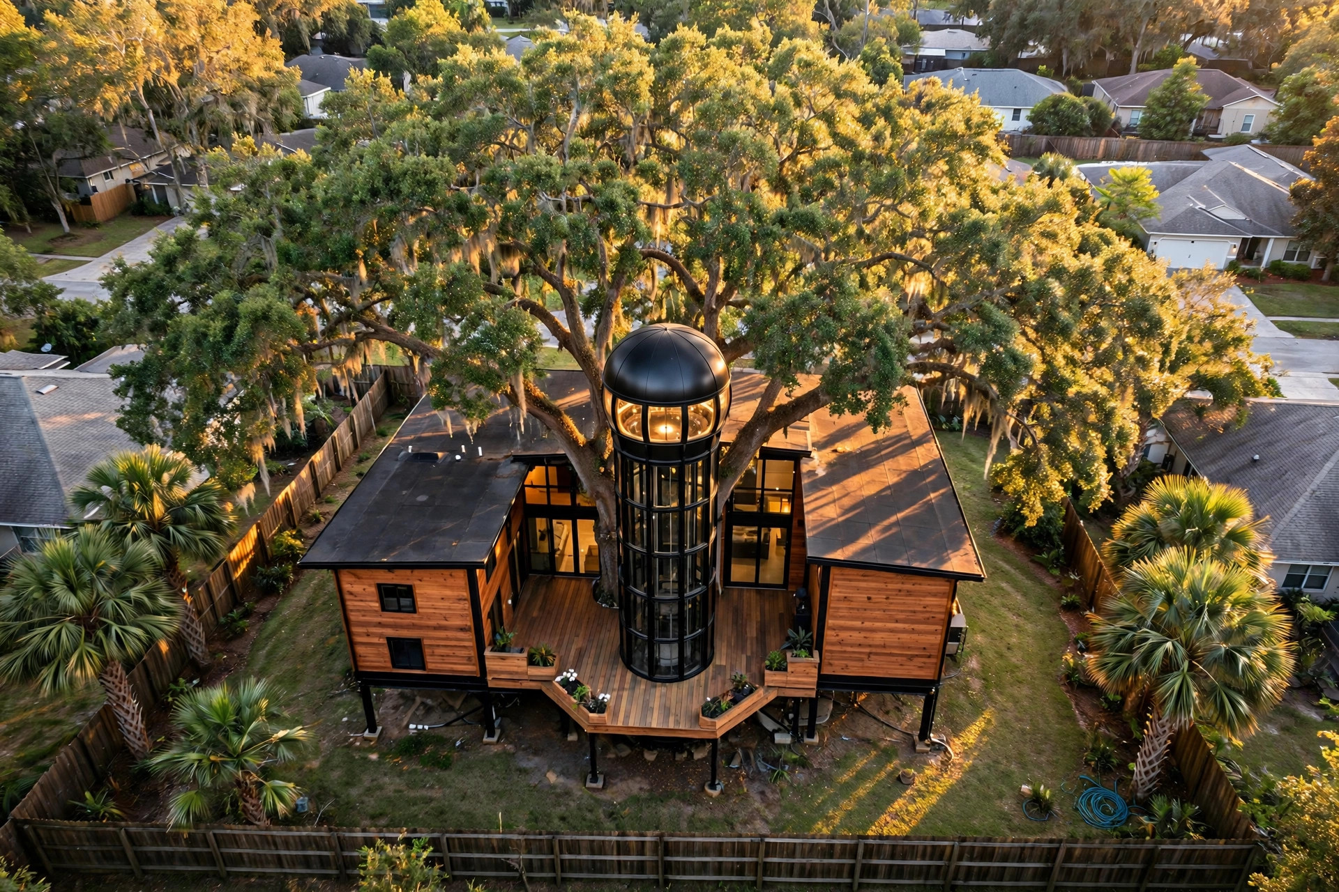 Crow's Nest bird's eye aerial view