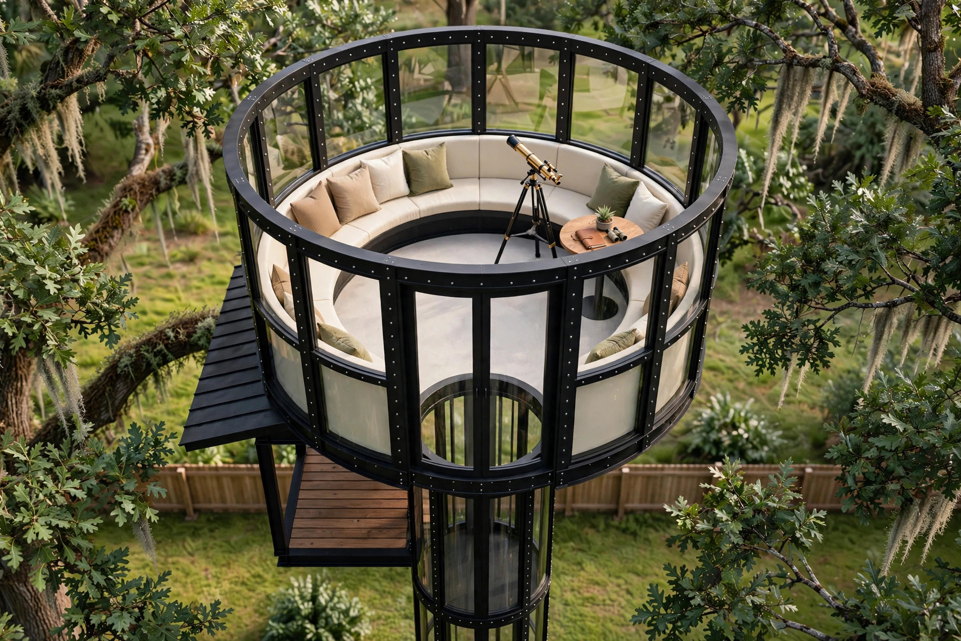 The Crow's Nest 3D floor plan — Level 3
