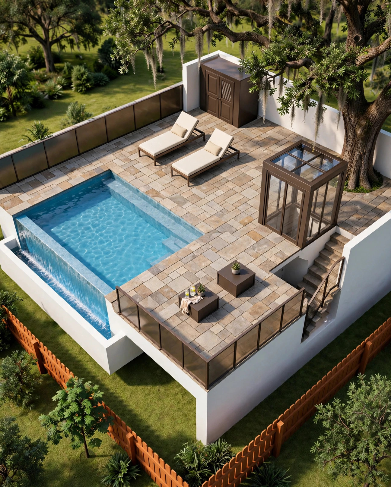 The Summit 3D floor plan — Level 3