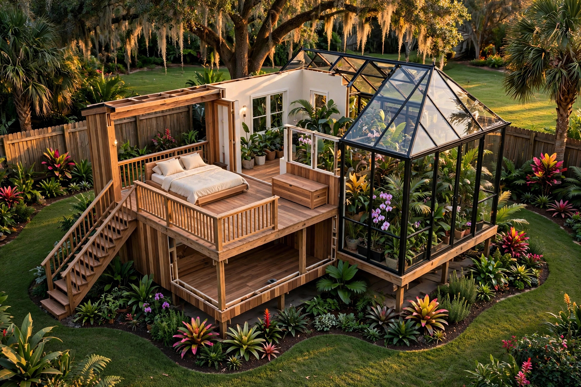 The Botanist 3D floor plan — Level 2