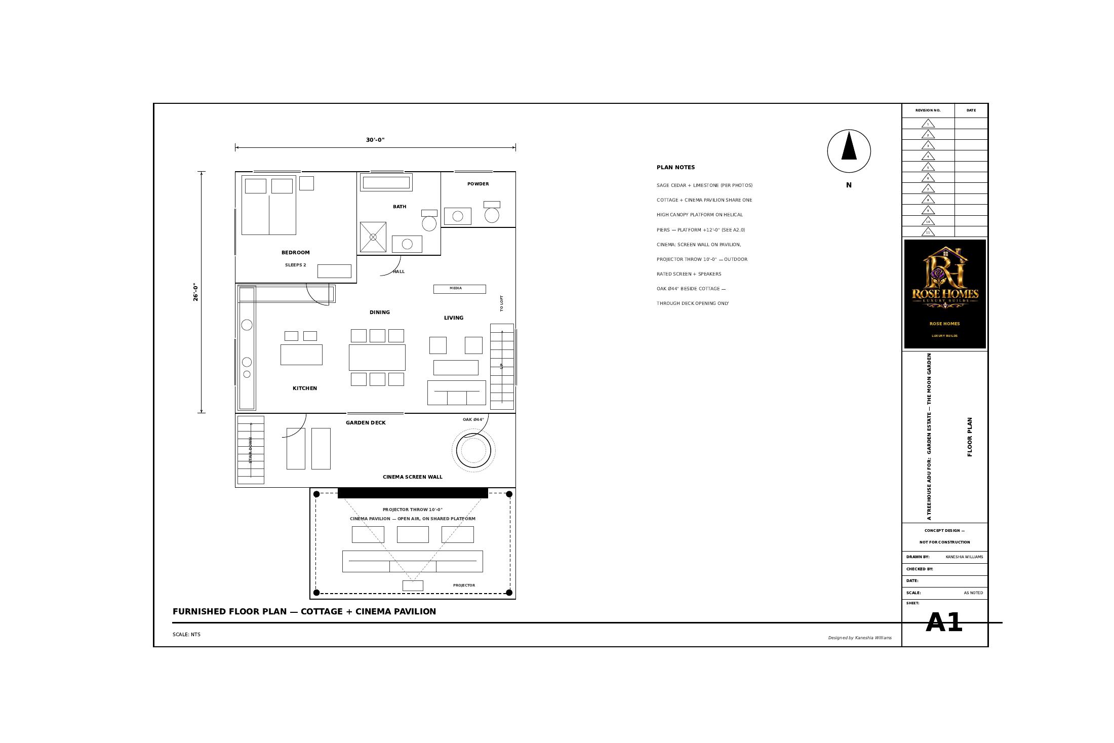 Moon Garden furnished floor plan