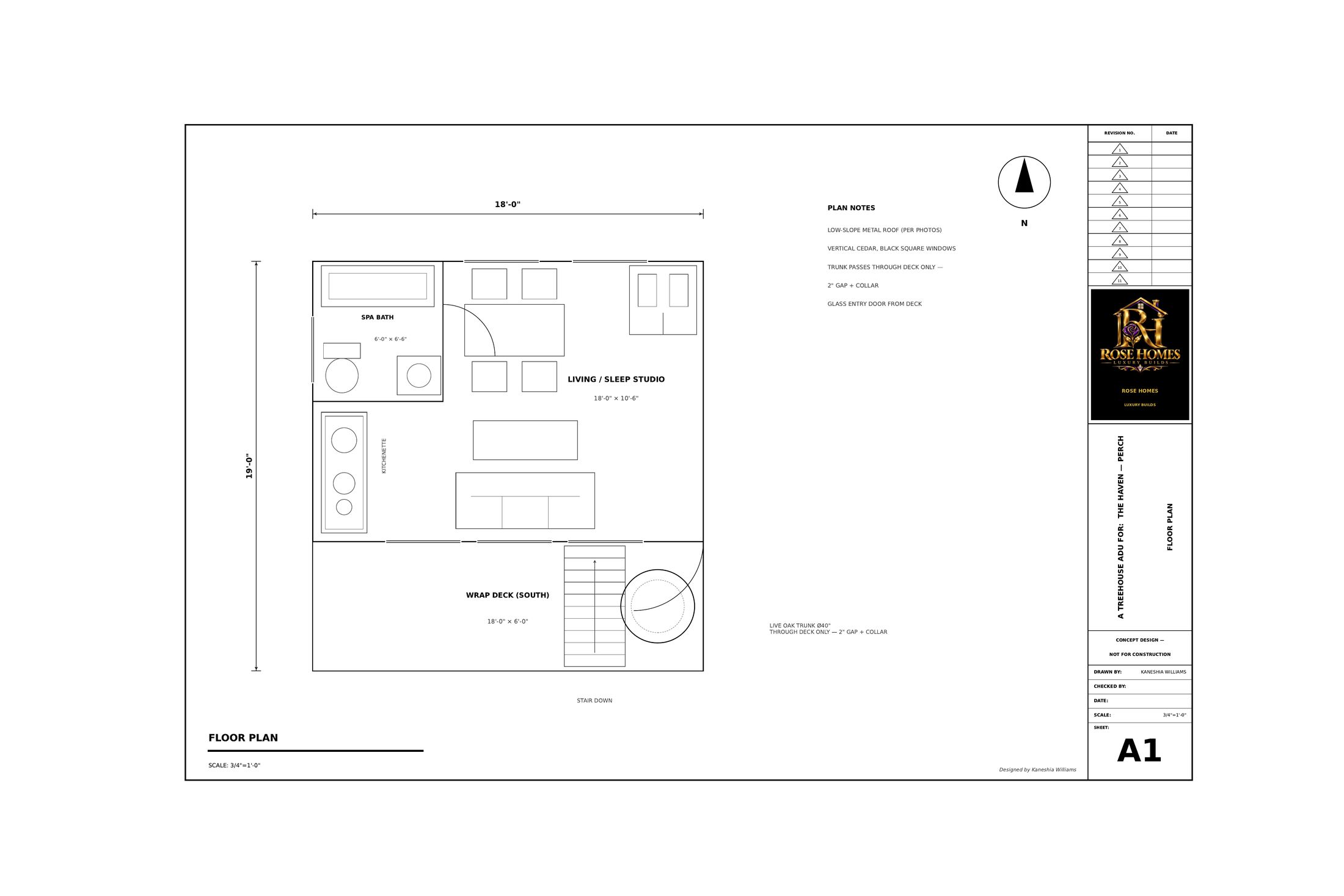 Haven Perch furnished floor plan