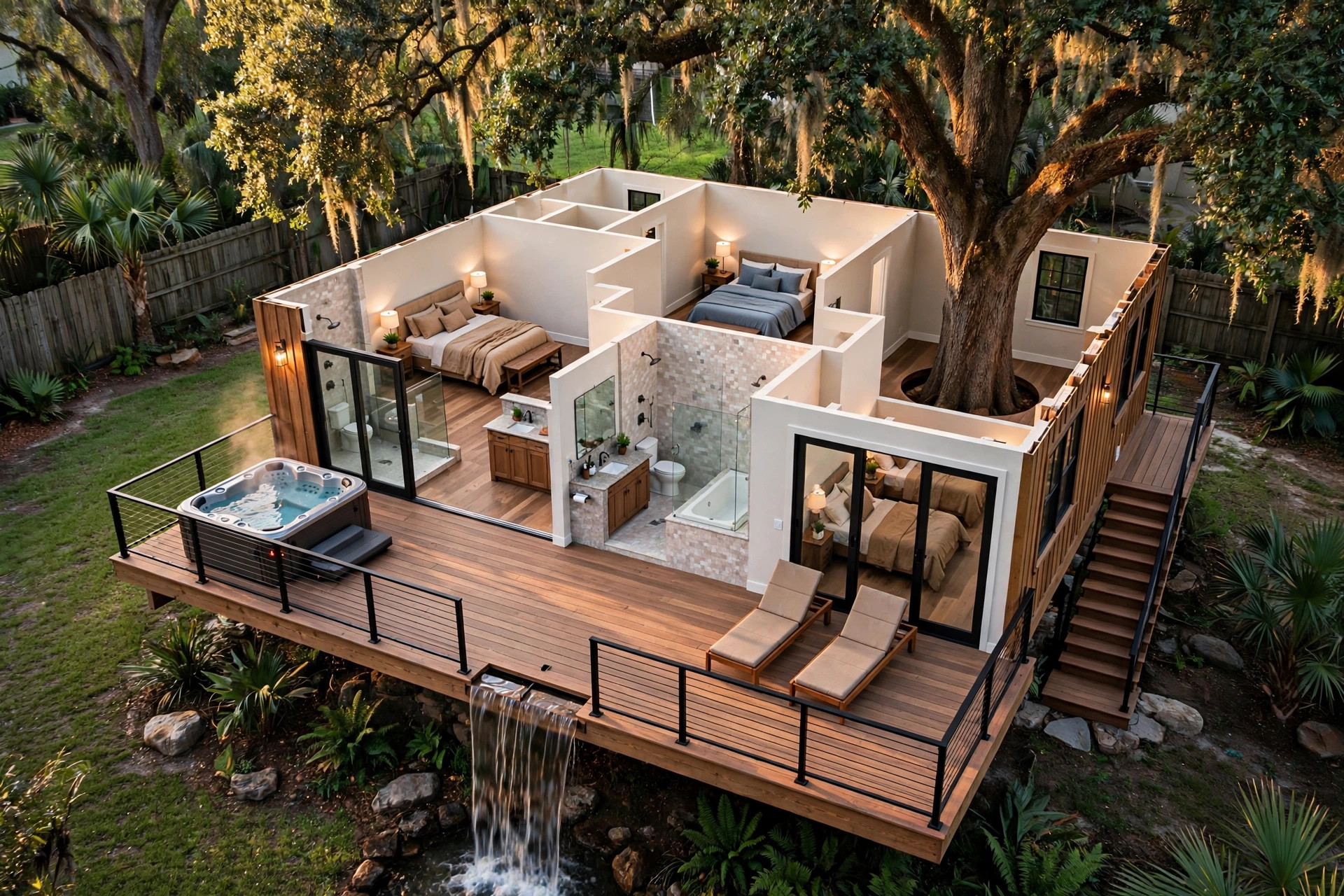 The Cascade 3D floor plan — Level 2
