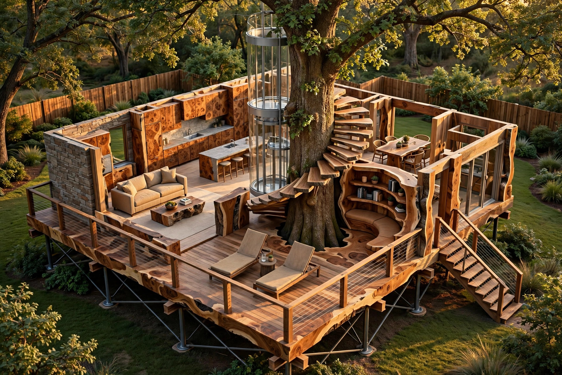 The Core 3D floor plan — Level 1