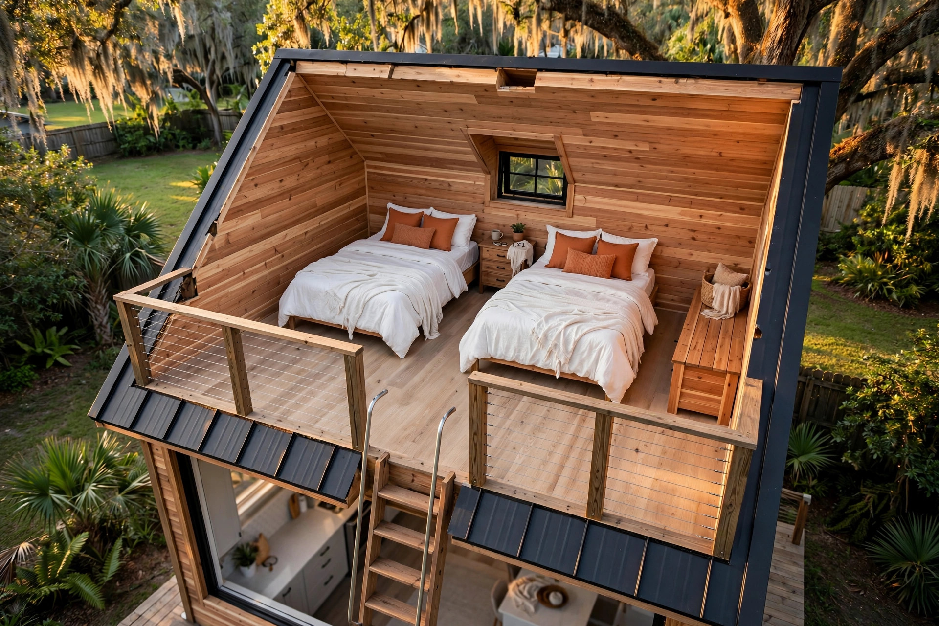 The Duo 3D floor plan — Level 2